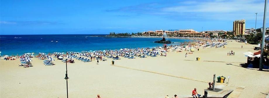 Playa de Las Vistas is one of the most beautiful beaches by Los Cristianos