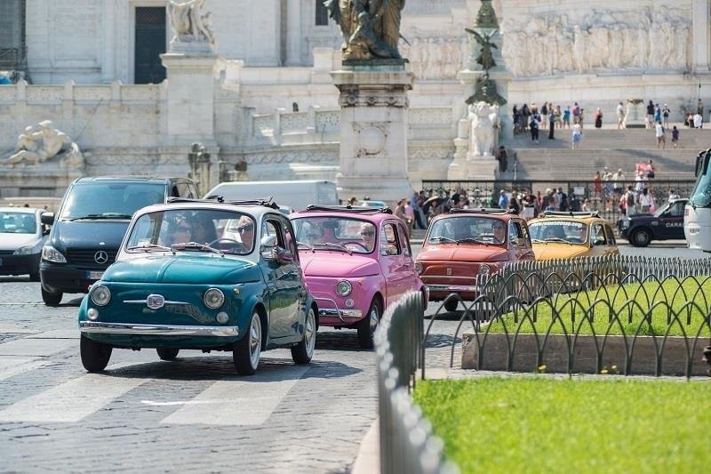 Things to do in Rome - Fiat 500 Tour